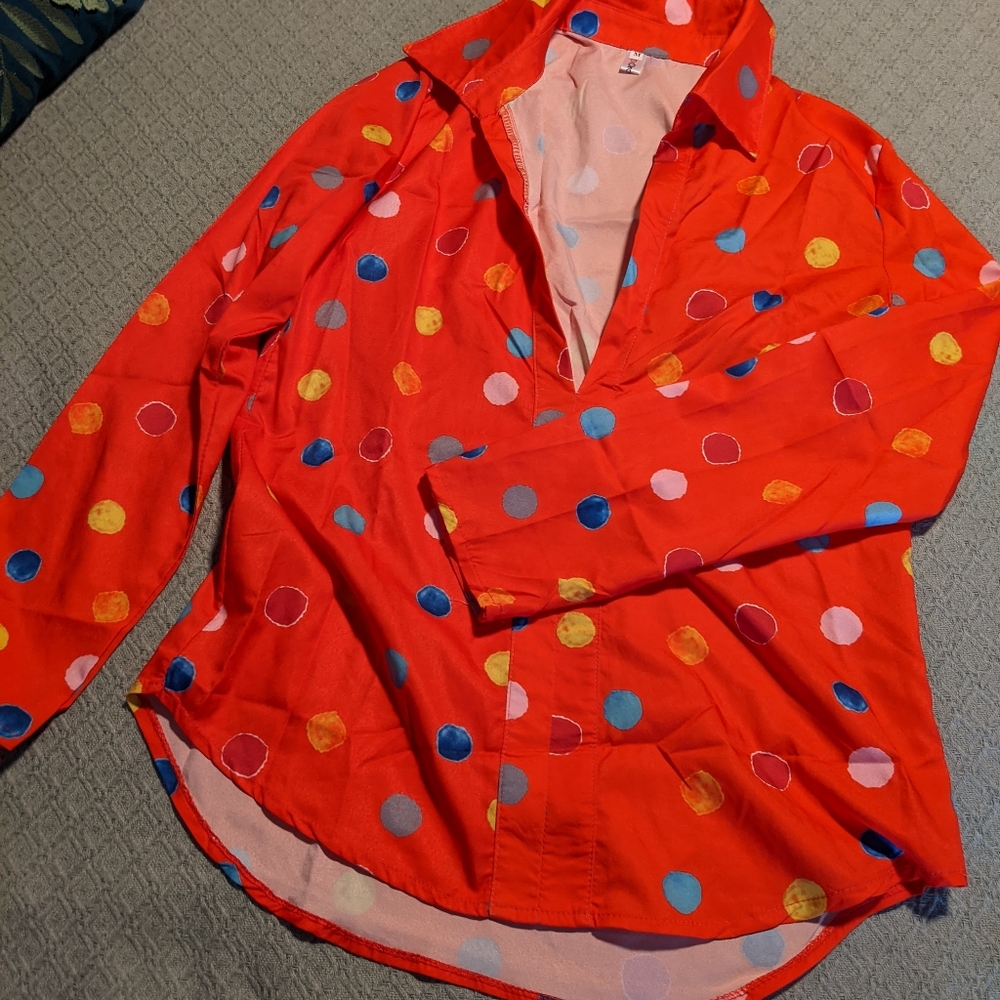 Order plus long sleeve blouse